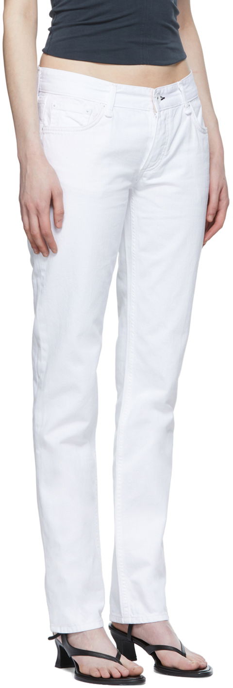 Дънки rag & bone Piper Straight-Leg Jeans Бяло | WDD22P2904SPBW, 1