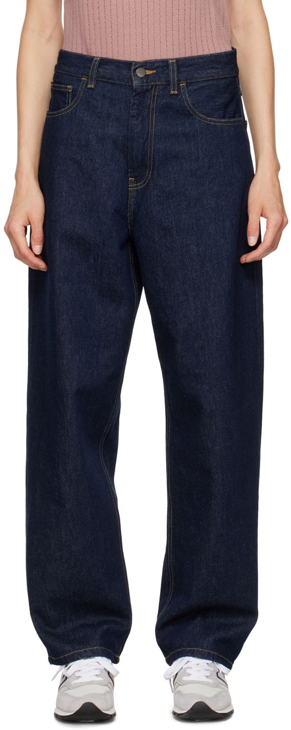 Дънки Carhartt WIP Relaxed Fit Denim Jeans Синьо | I031918 0102, 0
