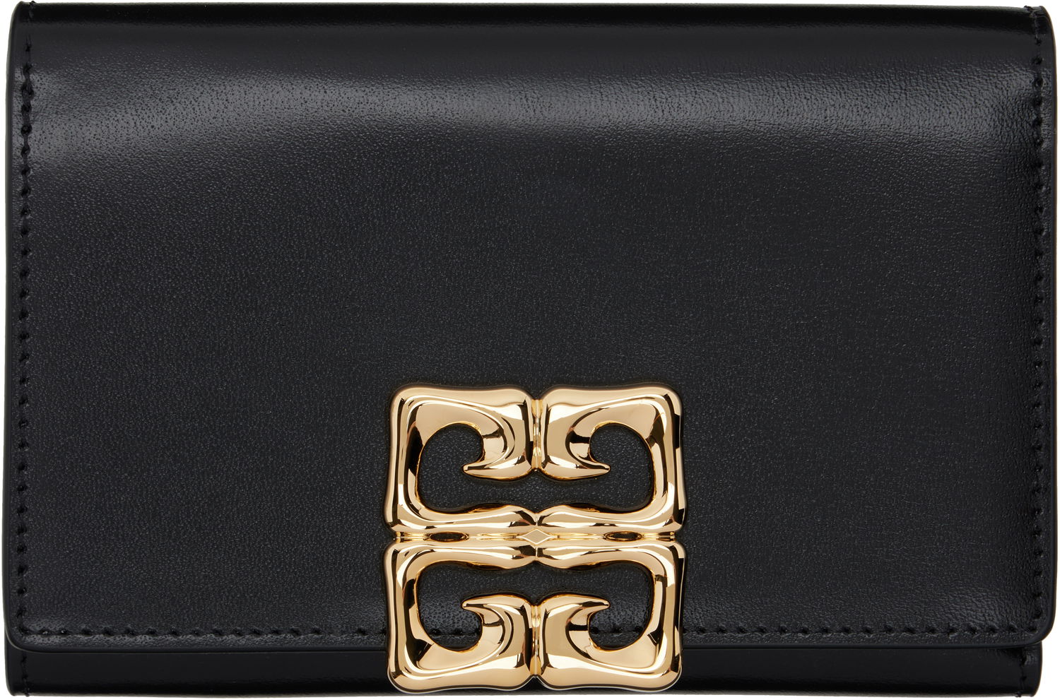 Портфейл Givenchy Compact Leather Bifold Wallet Черно | BB60NCB13A001, 0