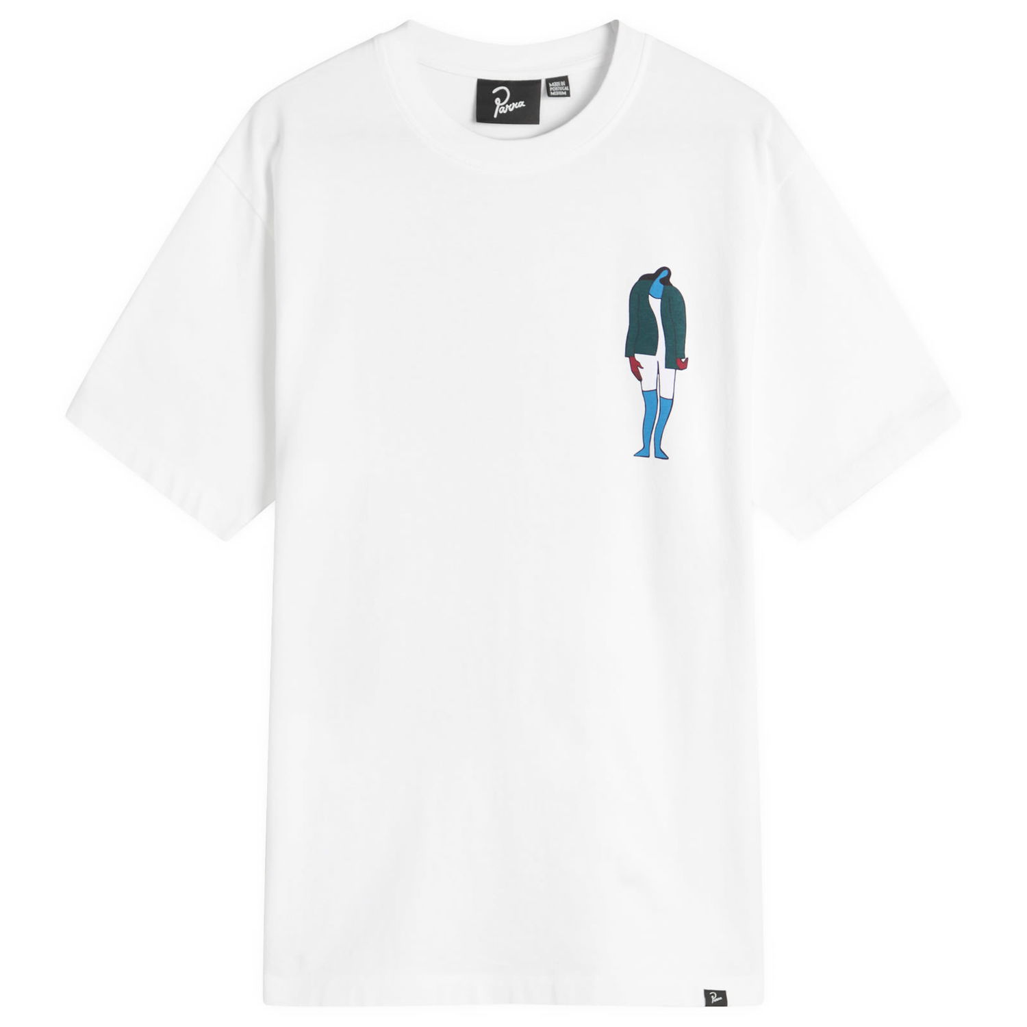 Тениска By Parra The Broken Door T-Shirt Бяло | 53400-WHT, 1