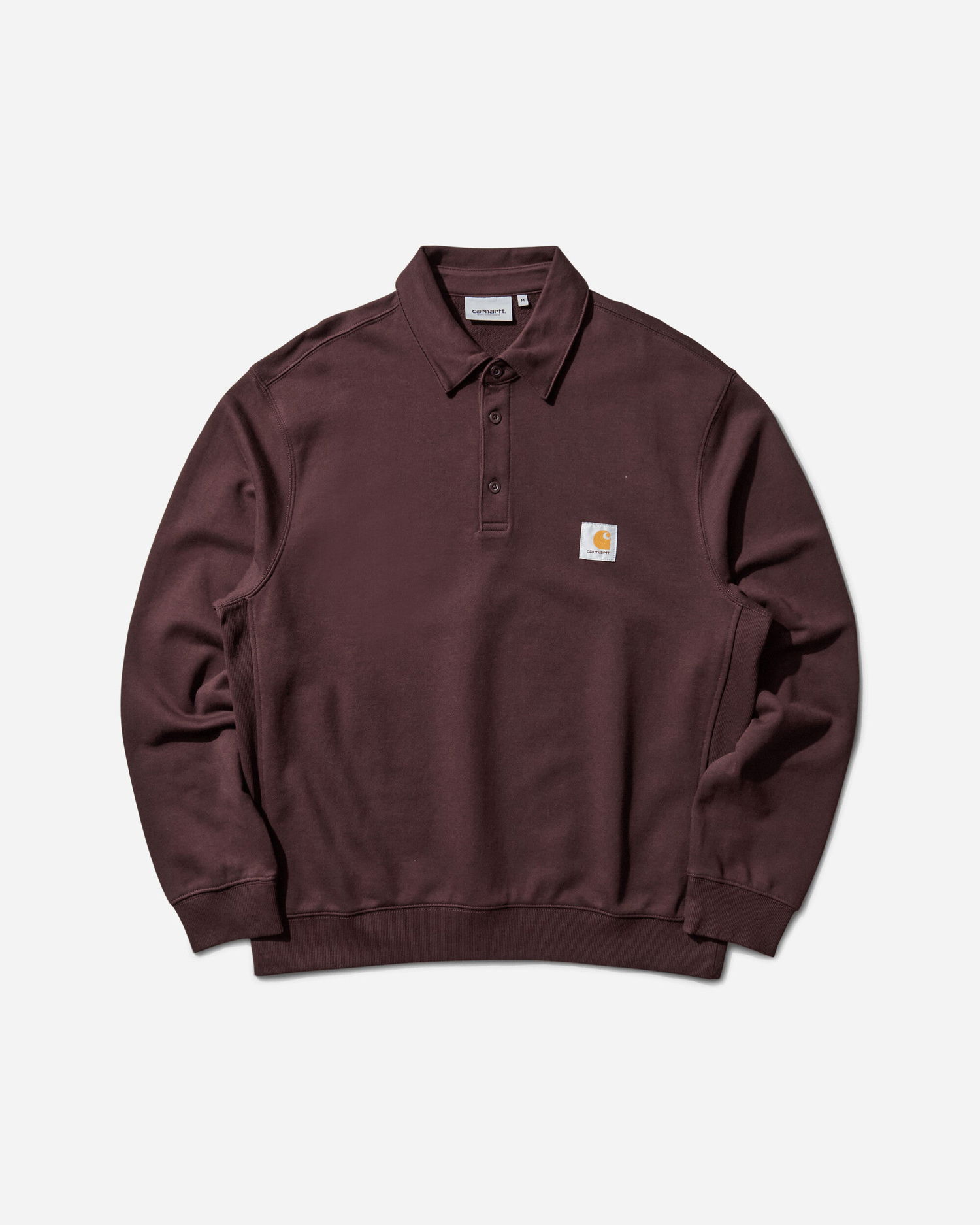 Суитчър Carhartt WIP Polo Sweatshirt Бургунди | I035532 33HXX, 0
