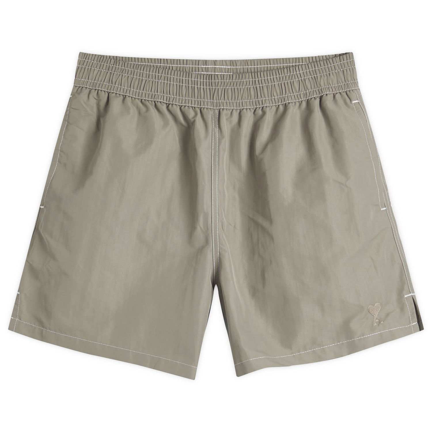 Бански AMI AMI Paris Beach Shorts, Size Large Зелено | HBW006-PA0027-0952, 1