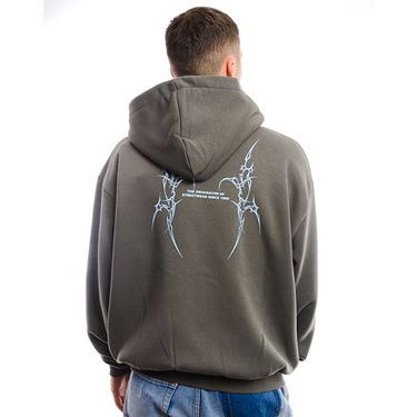 Суитчър Karl Kani Hoodie Full Zip Small Сиво | KK60220059, 3