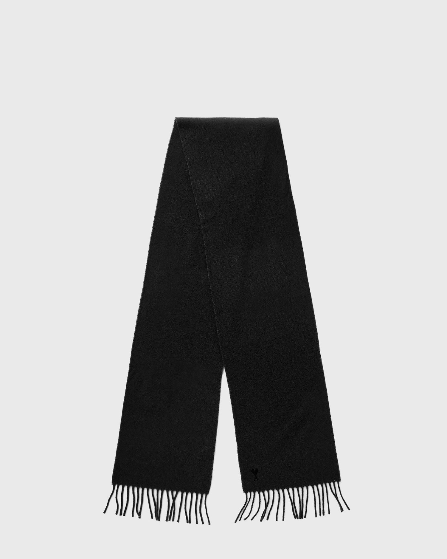 Шал AMI AMI de Coeur Wool Scarf Черно | USF677.334-001, 0