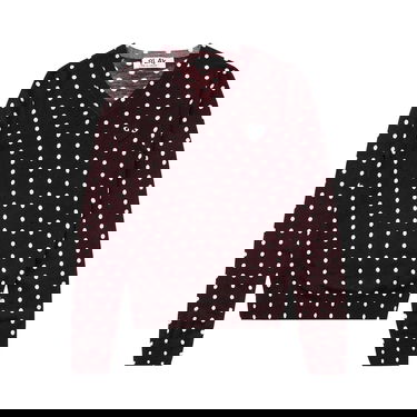 Пуловер Comme des Garçons PLAY Polka Dot Crewneck Бургунди | az n035 051 3, 1