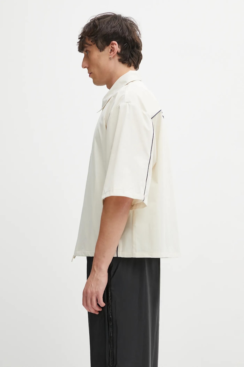 Риза Rains Rains x Umbro regular fit collared short sleeve overshirt Бежово | 20910.140, 1