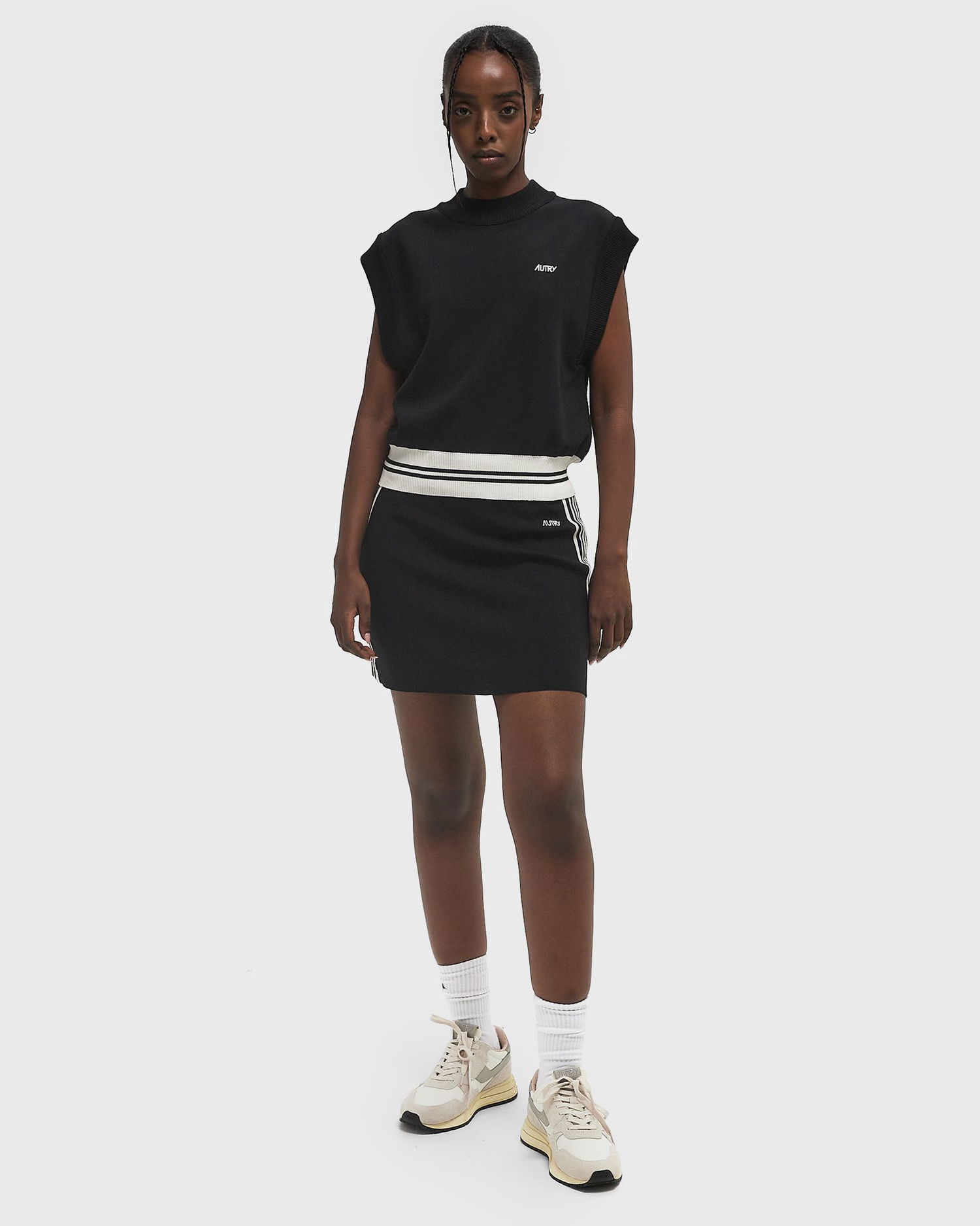Пола Autry Autry Action Shoes Main Skirt Черно | SKPWC2KK, 1