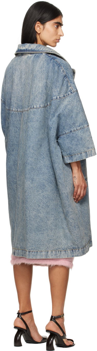Палта Dries Van Noten Dries Van Noten Long Denim Coat Синьо | 242-010221-9390, 2