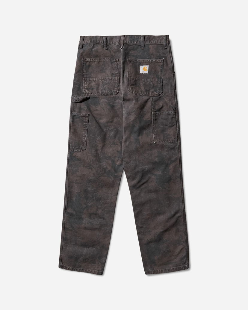 Карго панталони Carhartt WIP Double Knee Camo Pants Черно | I031501 3G3GD