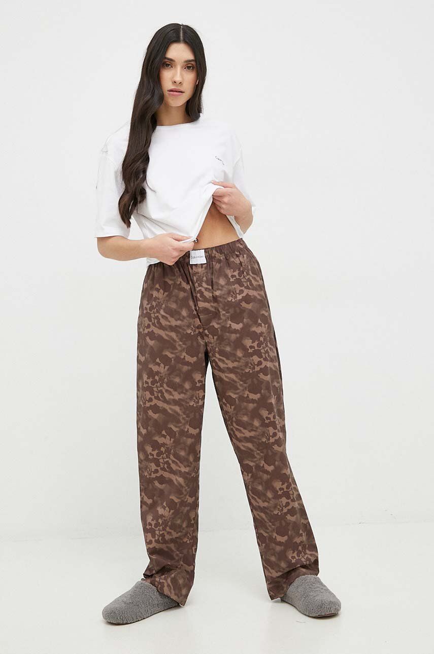 Пижама CALVIN KLEIN Pyjama Кафяво | 000QS6976E.PPYX, 0