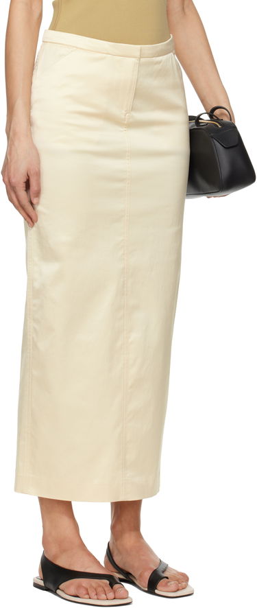Пола TOTEME TOTEME Straight Maxi Skirt Черно | 252-WRB0259-FB0391, 4