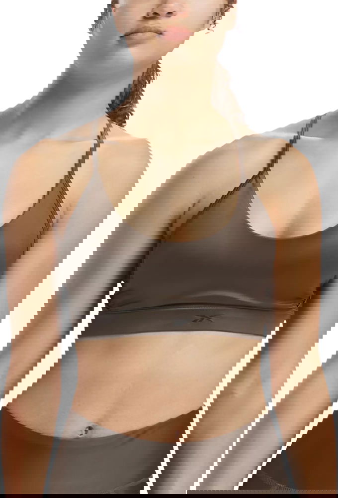Сутиен Reebok Lux Strappy Sports Bra Кафяво | 100036221, 0