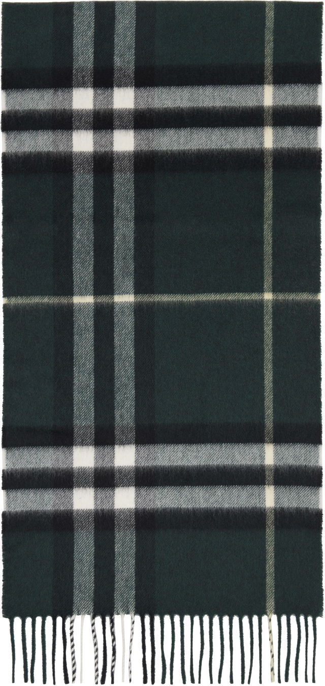 Check Cashmere Scarf