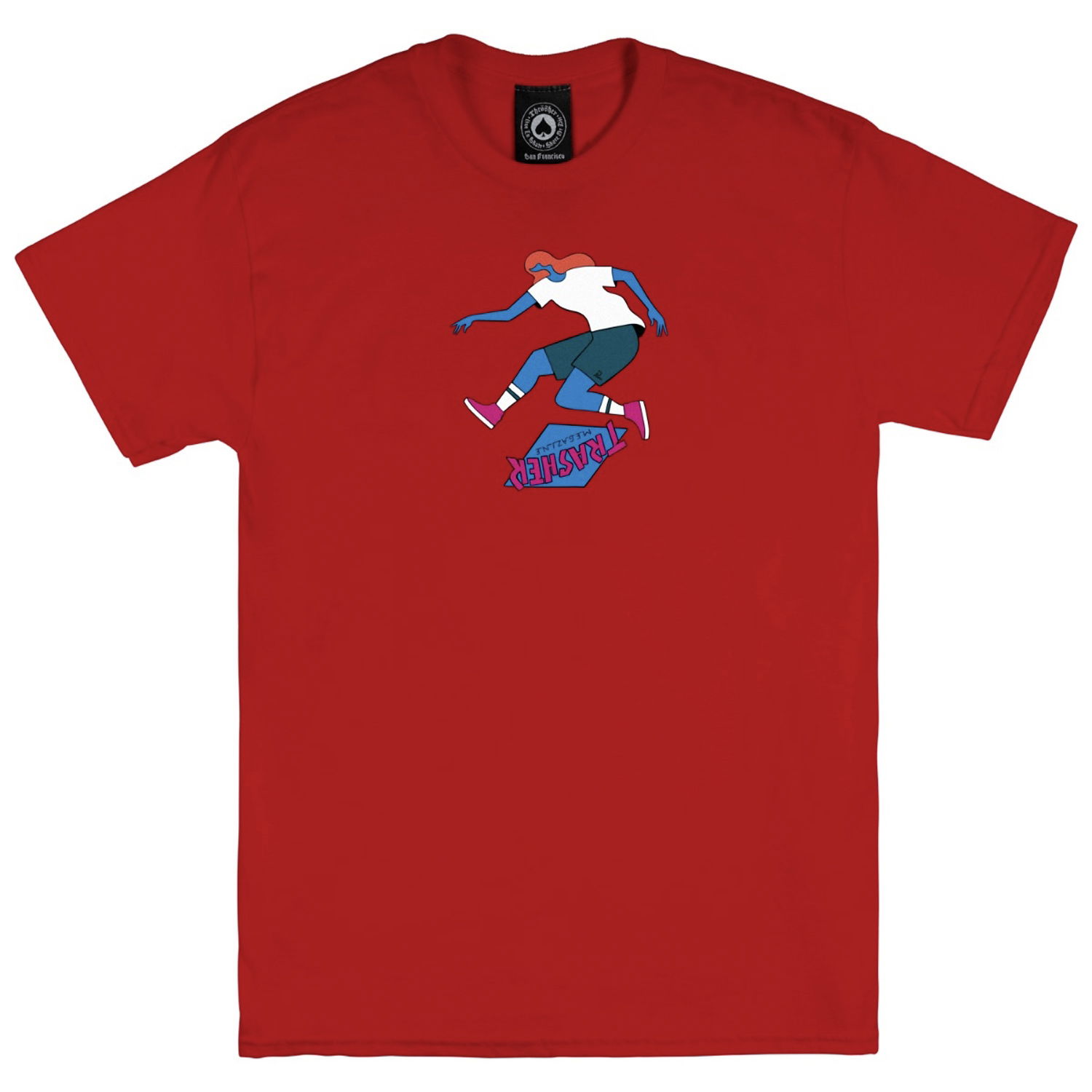 Тениска Thrasher Tre Tee Red Червено | 145159, 0