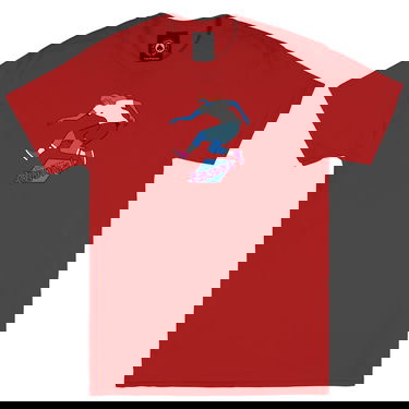 Тениска Thrasher Tre Tee Red Червено | 145159, 0
