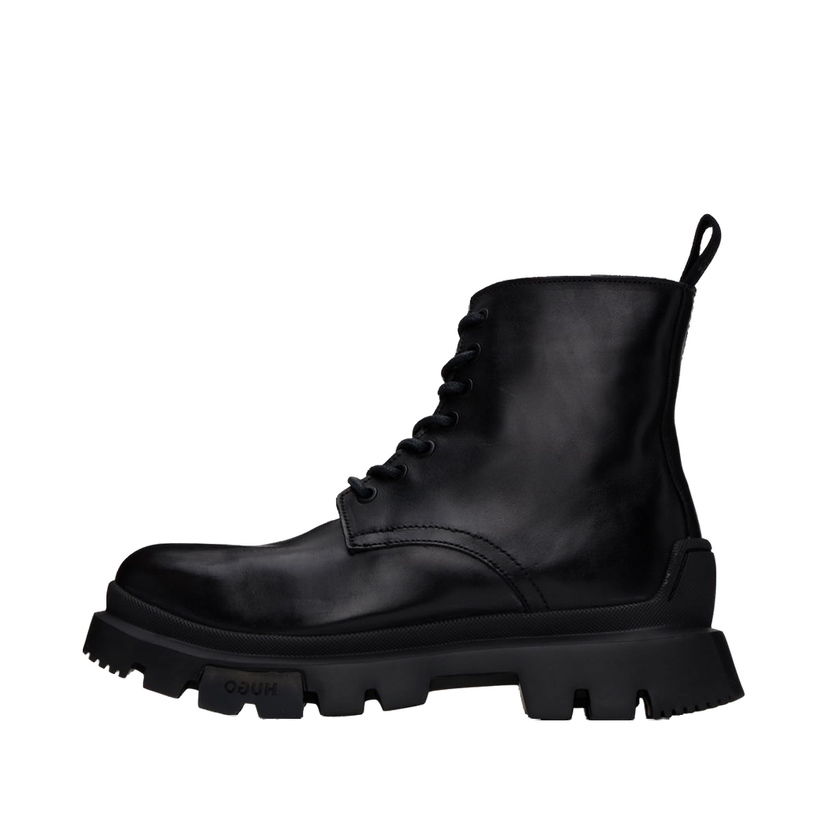 Кецове и обувки BOSS Polished Leather Boots Черно | 50522976