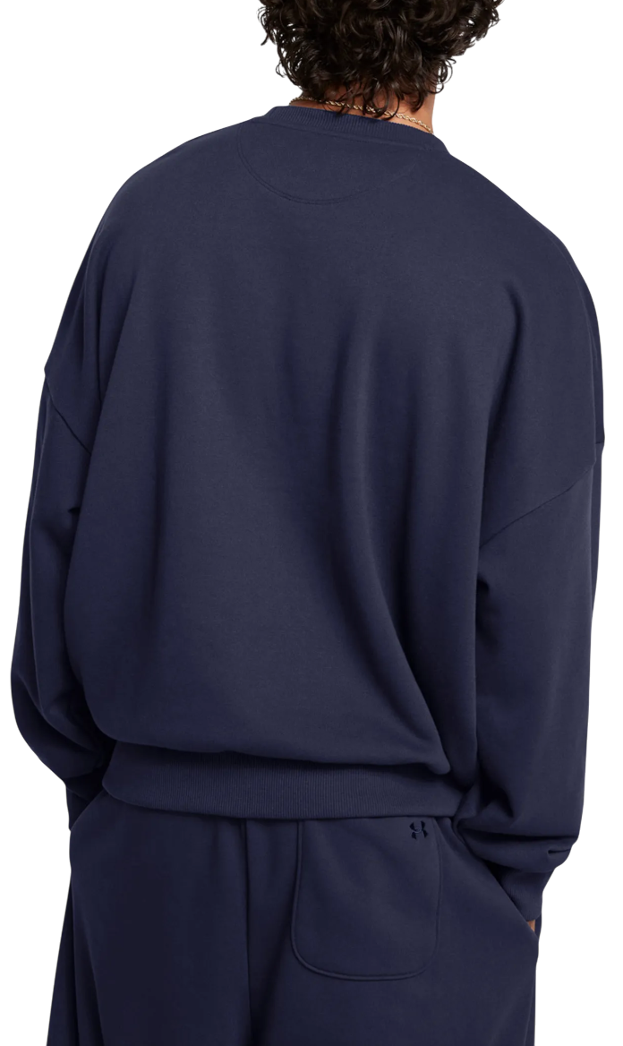 Суитчър Under Armour Icon Heavyweight Terry Oversized Crewneck Sweatshirt Тъмно синьо | 1386548-410, 1