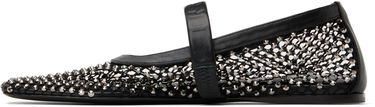 Кецове и обувки Marni Marni Mesh Mary Jane Ballerina Flats Черно | MJMS007700 P6394, 2