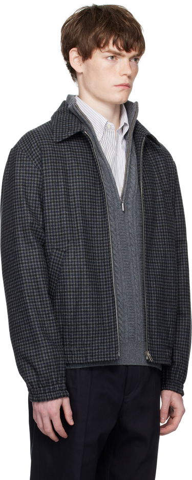 Яке A.P.C. A.P.C. Gilbert Houndstooth Jacket Тъмно синьо | WOARZ-M32018, 1