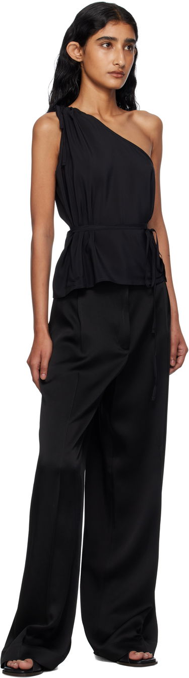 Потник Baserange Baserange One-Shoulder Tie-Waist Camisole Черно | TSVI-SC-AU25, 3