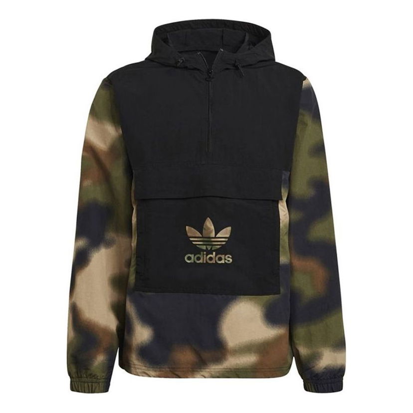 Ветровка adidas Originals Originals Camouflage Print Hooded Anorak Многоцветен | GN1875