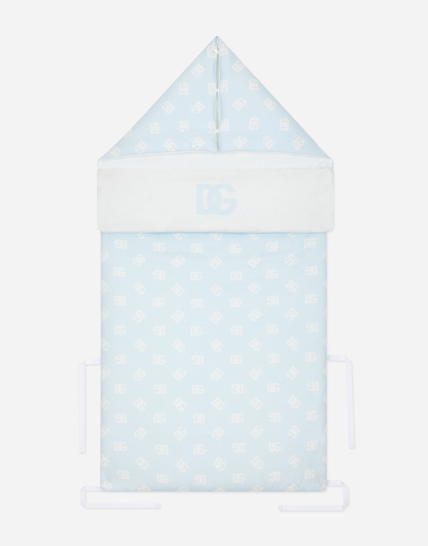 Пижама Dolce & Gabbana Dolce & Gabbana DG Logo Print Jersey Sleep Sack Синьо | LNJA93G7F0HHCVAA, 0