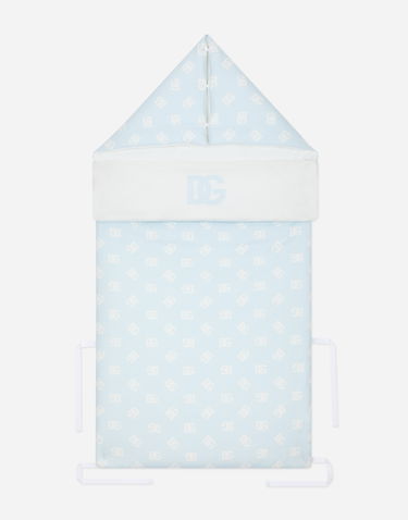Пижама Dolce & Gabbana Dolce & Gabbana DG Logo Print Jersey Sleep Sack Синьо | LNJA93G7F0HHCVAA, 0