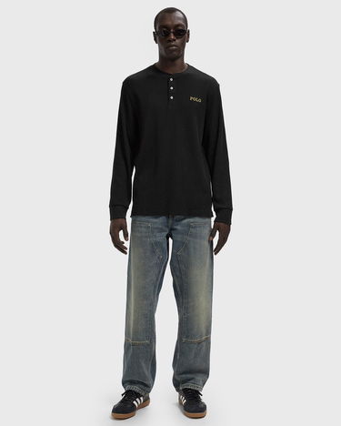 Пижама Polo by Ralph Lauren Polo Ralph Lauren Long Sleeve Henley Sleep Top Черно | 714950609003, 1