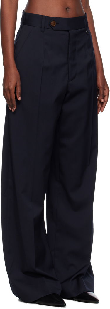 Панталони Vivienne Westwood Vivienne Westwood Lauren Wide-Leg Trousers Тъмно синьо | 1F01000Z-W018V-, 1