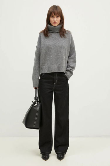 Пуловер Sporty & Rich Sporty & Rich SRC Wool Turtleneck Sweater Сиво | WS064512302GY03, 4