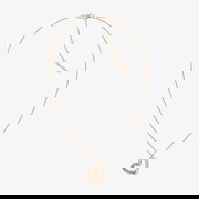 Textured Heart Pendant Necklace