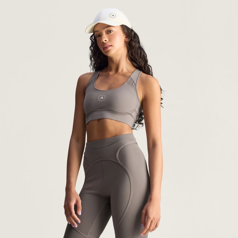 Сутиен adidas Performance adidas by Stella McCartney Power Impact Medium-Support Training Bra Сиво | JM1401