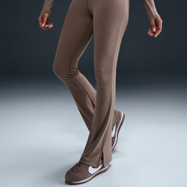 Комплект Nike Sportswear Chill Knit Ribbed Flare Leg Pants Кафяво | FQ2113-233, 3