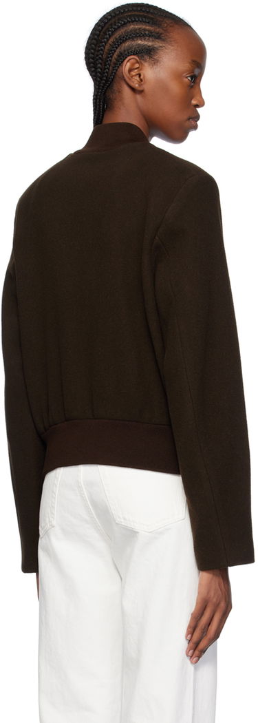 Яке бомбър TOTEME Sartorial Bomber Jacket Кафяво | 241-WRO1042-FB0039, 2