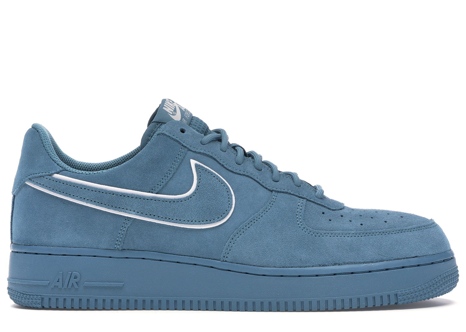 Кецове и обувки Nike Air Force 1 Low '07 LV8 Suede Noise Aqua Синьо | AA1117-400, 0