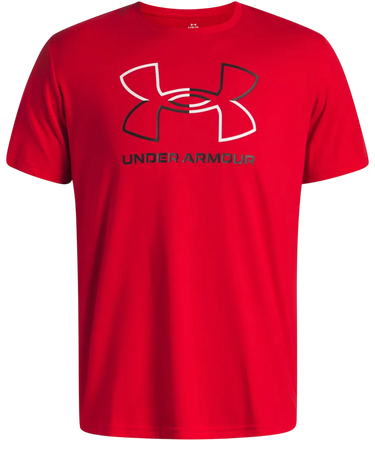 Тениска Under Armour Short Sleeve T-Shirt GL FOUNDATION UPDATE Червено | 1382915-601, 2