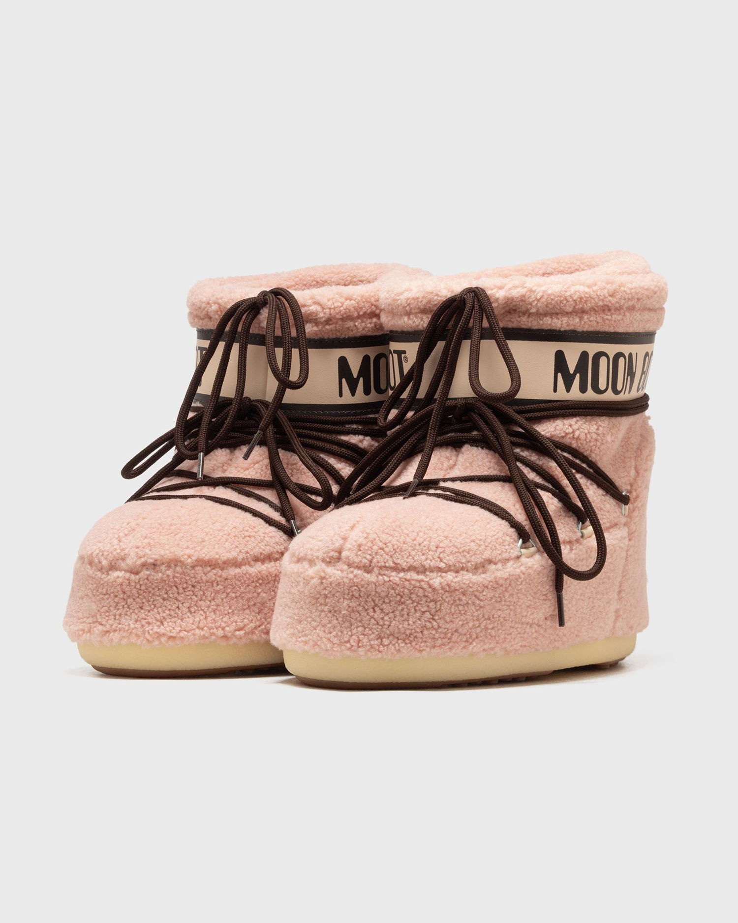 Кецове и обувки Moon Boot Moon Boot Icon Low Fleece Boots Розово | 80D1409700-J001, 1