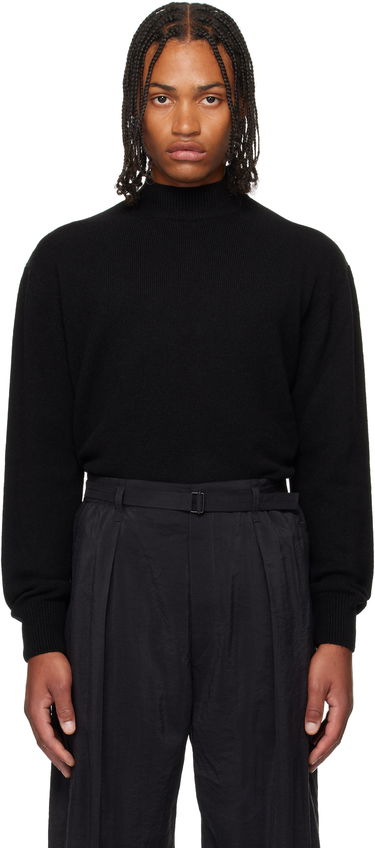 Пуловер LEMAIRE Lemaire Mock Neck Sweater Черно | TO1426 LK1029, 0