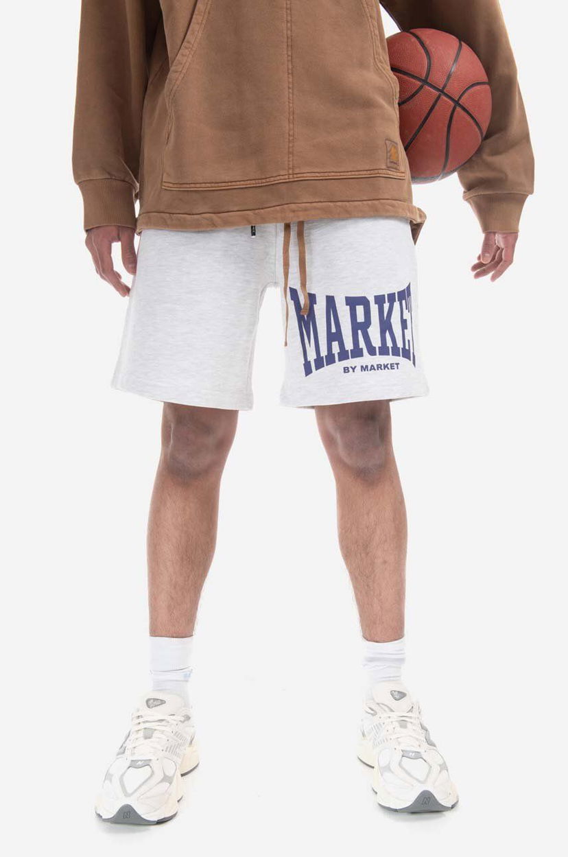 Къси панталони MARKET Persistent Logo Sweatshorts Сиво | 395000601.0016