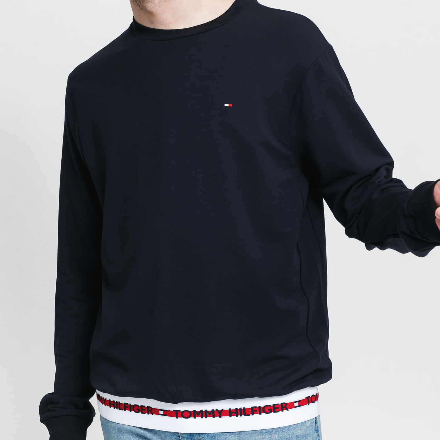 Суитчър Tommy Hilfiger HWK LongSleeve Track Top Тъмно синьо | UM0UM01928DW5, 1