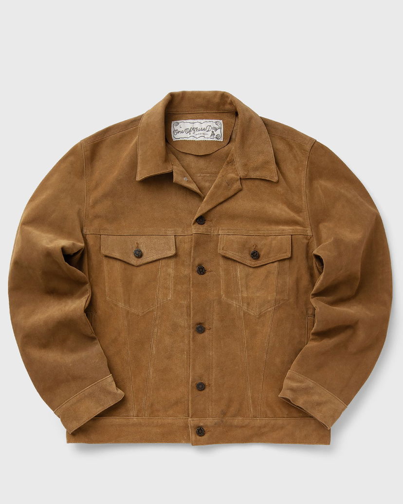 Яке бомбър One of These Days ALONG THE FENCE TRUCKER JACKET Кафяво | 01B-15-005-TOBACCOSUEDE