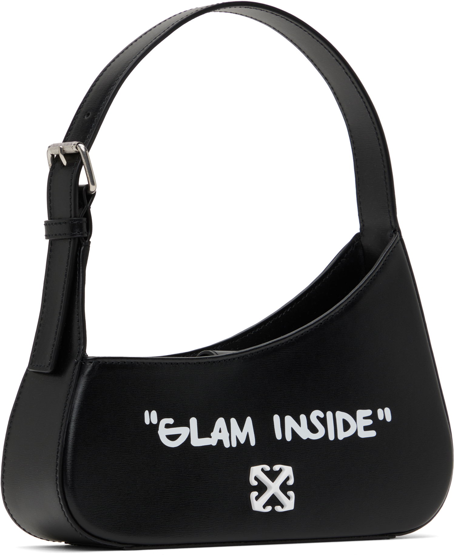 Дамска чанта Off-White Off-White Jitney Quote Shoulder Bag Черно | OWNN18AC99LEA0011001, 1
