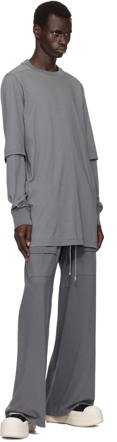 Карго панталони Rick Owens Rick Owens DRKSHDW Porterville Creatch Wide Drawstring Cargo Pants Сиво | DU02D2394 RN, 3
