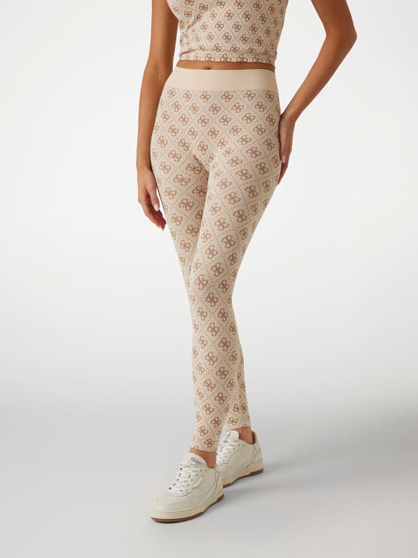 Клинове GUESS Seamless Logo Leggings Бежово | V5RB04Z3LF0, 0