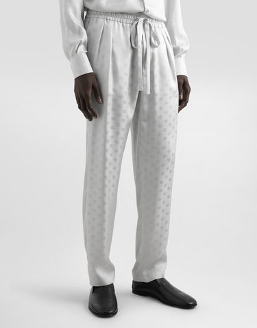 Панталони Dolce & Gabbana Dolce & Gabbana DG Logo Jacquard Jogging Trousers Бяло | GP12QTFJ1JYN4534, 1