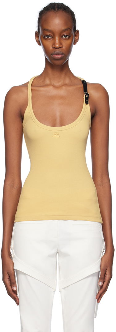 Потник Courrèges Buckle 90s Tank Top Жълто | 124JDE063JS0121, 0