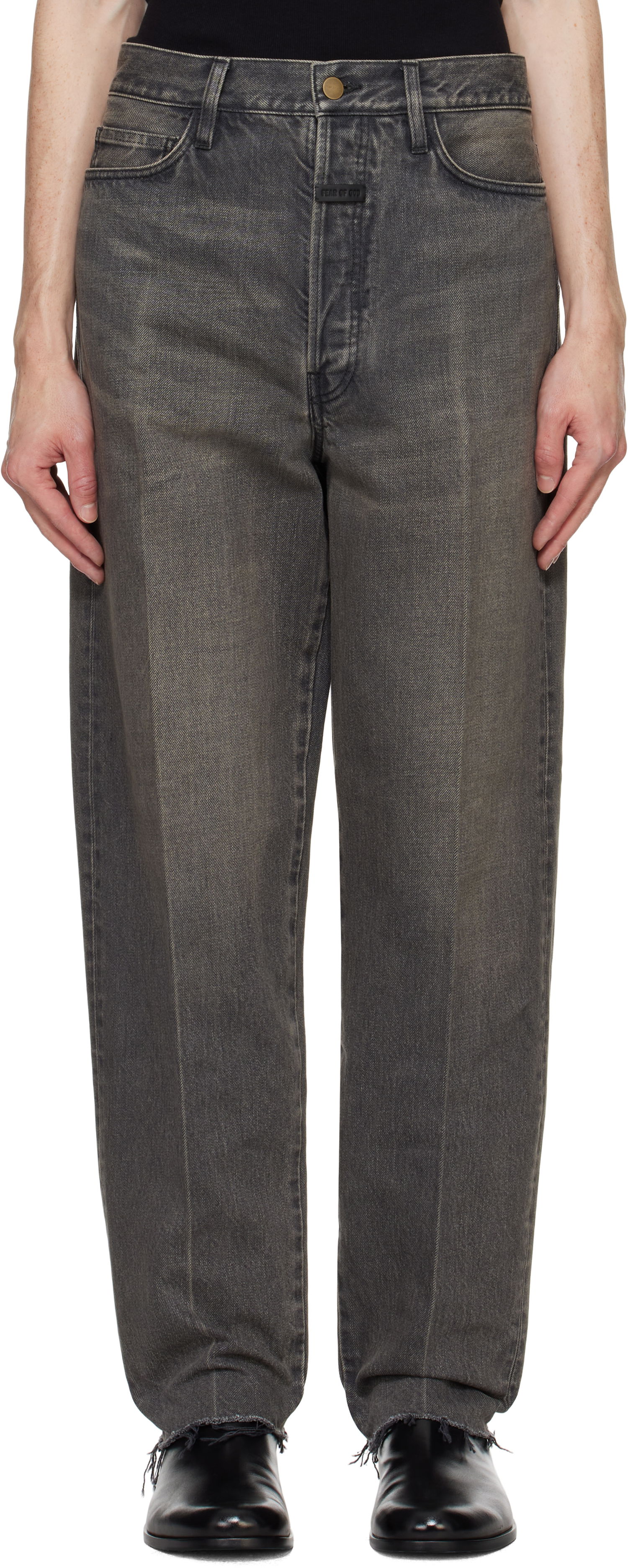 Дънки Fear of God 80's 5 Pocket Jeans Черно | FG24FW40-2009DNM, 0