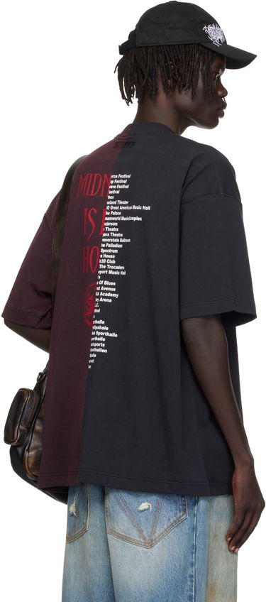 Тениска VETEMENTS Vetements Cradle of Filth Cut-Up Oversized T-Shirt Черно | UCF76TR900BR, 2