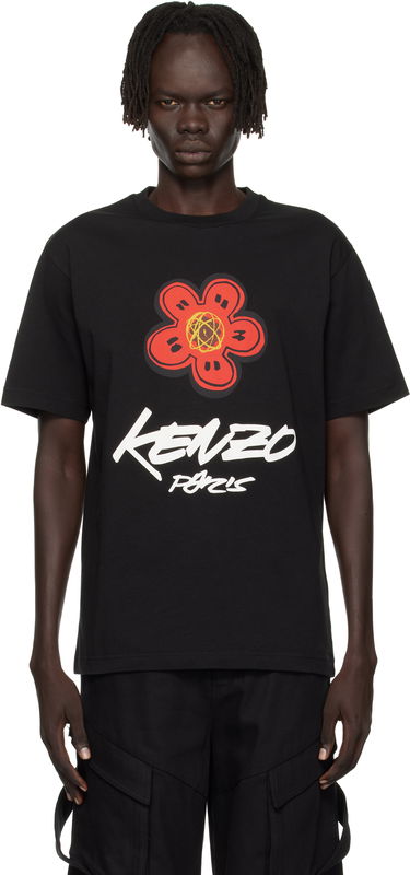 Тениска KENZO Kenzo Paris Futura 2000 Edition Cotton T-Shirt Черно | FF65TS2654SG, 0