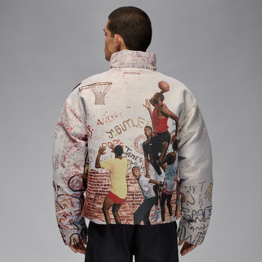 Пухо яке Jordan Air Jordan Graffiti Print Puffer Jacket Многоцветен | HV0629-133, 3